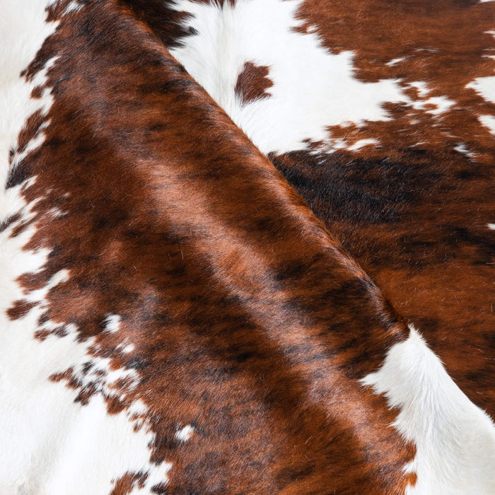 Tricolor Cowhide Rug Size 6'11" L x 6'4" W 9649