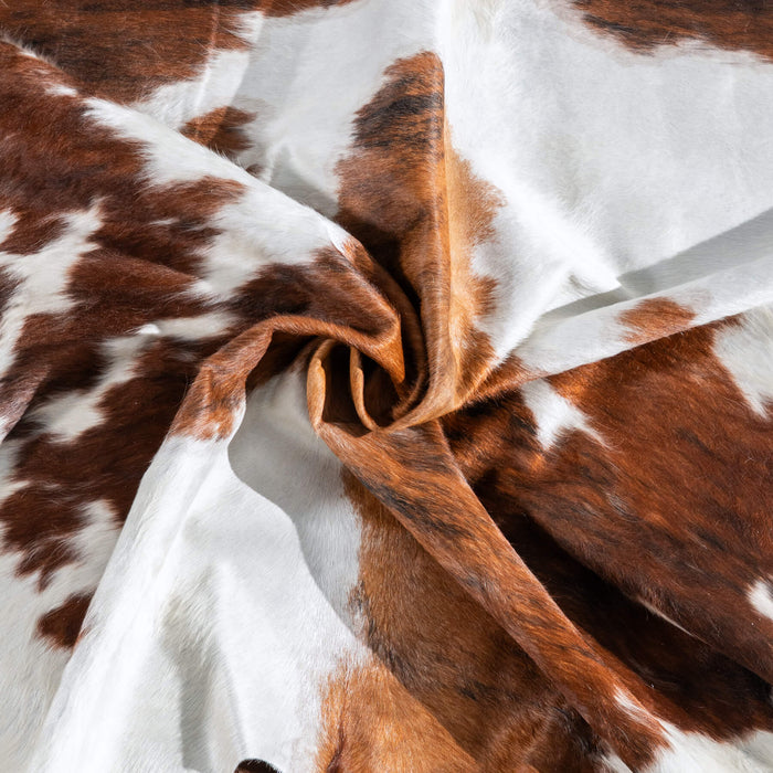 Tricolor Cowhide Rug Size 8'3" L x 7'1" W 9691