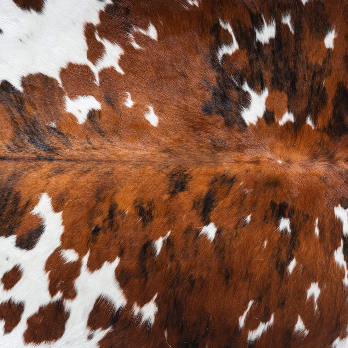 Tricolor Cowhide Rug Size 7'5" L x 6'8" W 9699