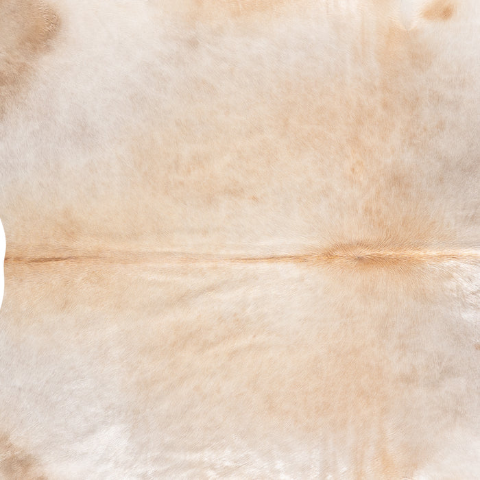 Brazilian Champagne Cowhide Rug Size 7'9" L x 6'10" W 6198