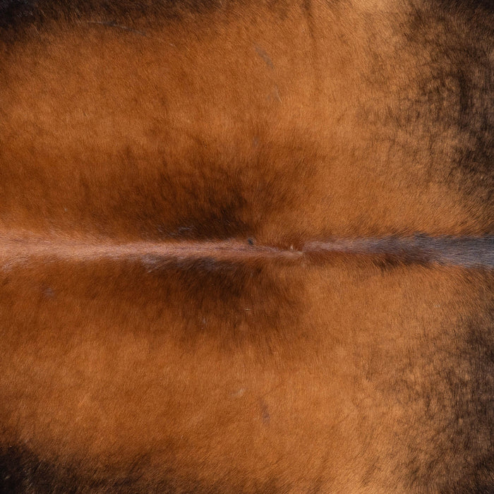 Brazilian Mahogany Cowhide Rug Size 8'2" L x 7'3" W 9964