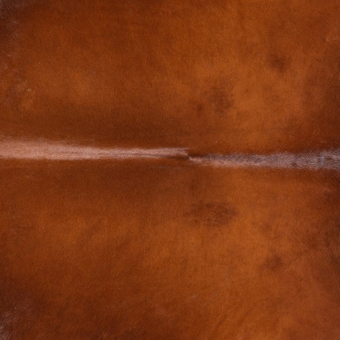 Brazilian Mahogany Cowhide Rug Size 7'10" L x 6'11" W 9981