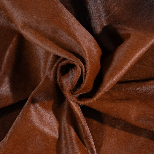 Brazilian Mahogany Cowhide Rug Size 8'1" L x 6'4" W 9985