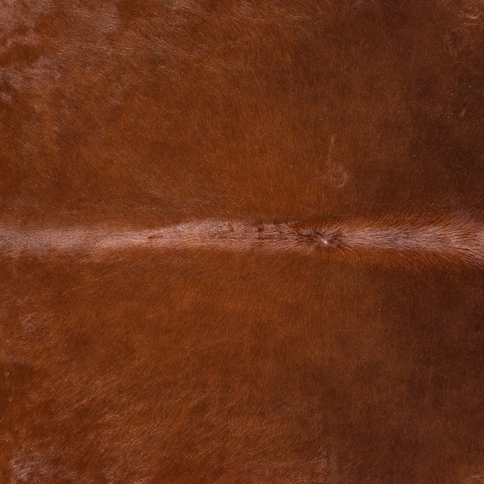 Brazilian Brown and White Cowhide Rug Size 8'2" L x 7'1" W 9991