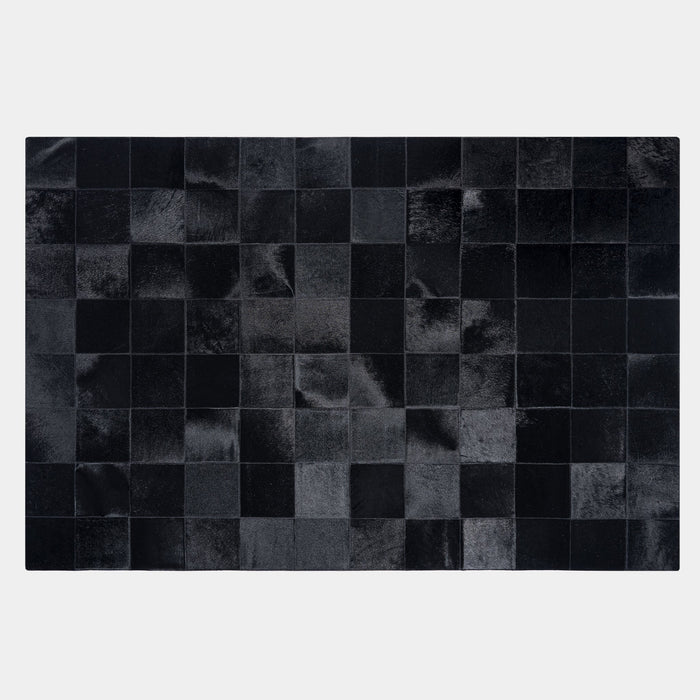Rhodes Black Cowhide Rug