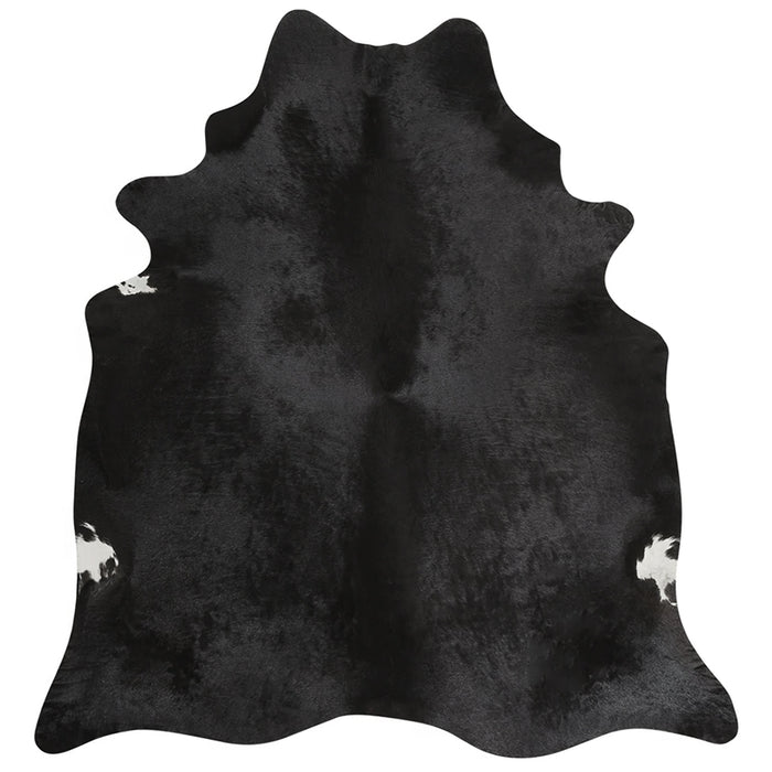 Black Brazilian Cowhide Rug: LARGE