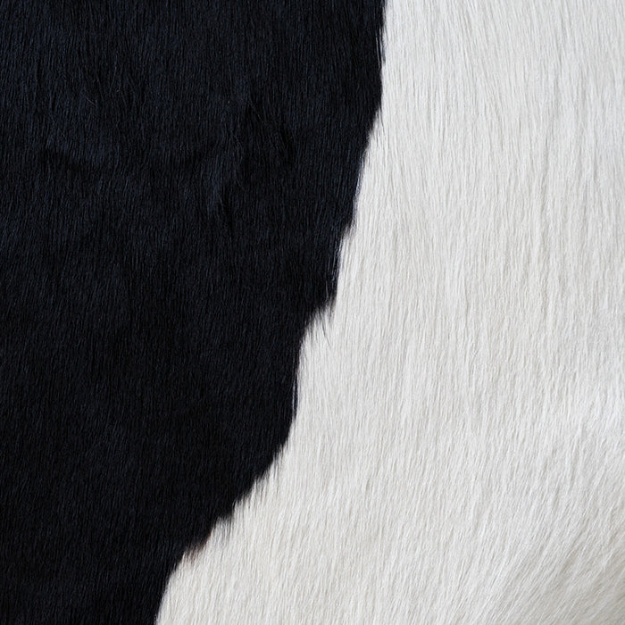 Cowhide Rug Swatch 5|Choose Your Color:Black and White