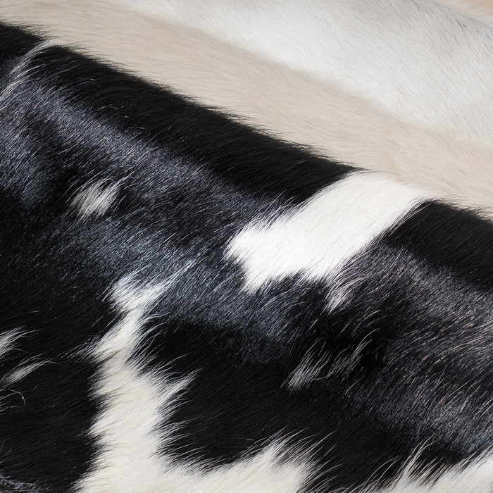 Black and White Cowhide Pillow