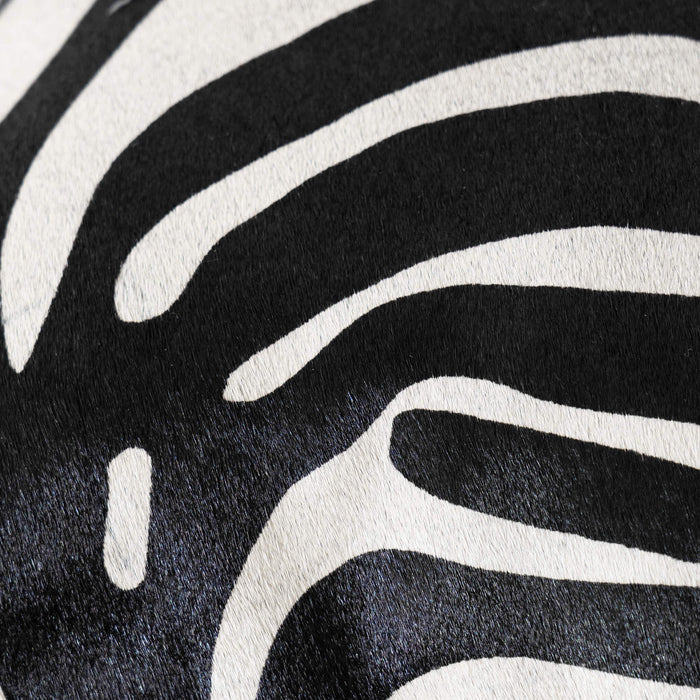 Zebra Cowhide Pillow