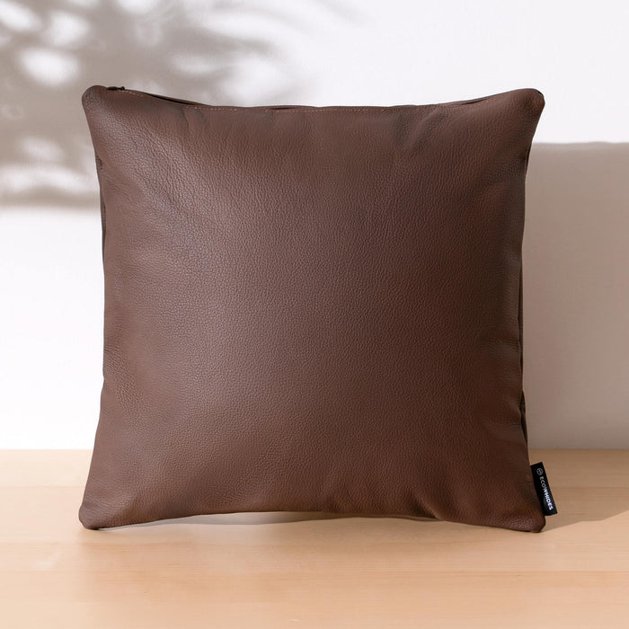 Cocoa Leather Pillow
