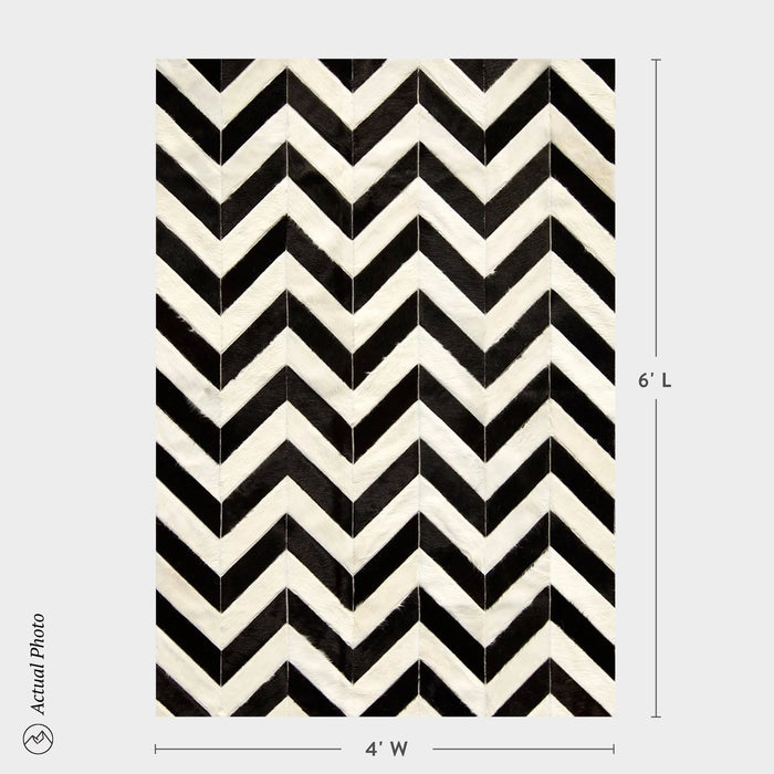 CAPRI Cowhide Rug Size 6 x 4 Feet on Sale