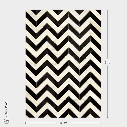 CAPRI Cowhide Rug Size 6 x 4 Feet on Sale