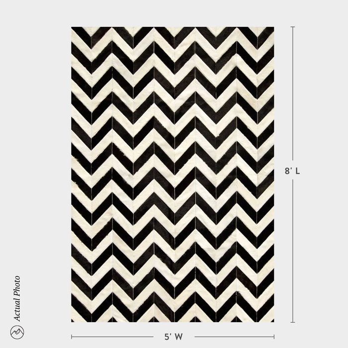 CAPRI Cowhide Rug Size 8 x 5 Feet on Sale