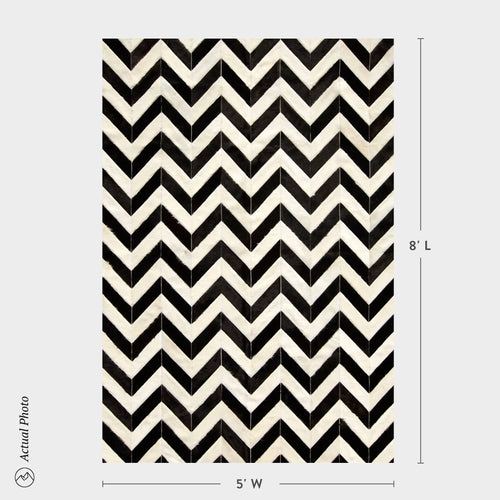 CAPRI Cowhide Rug Size 8 x 5 Feet on Sale