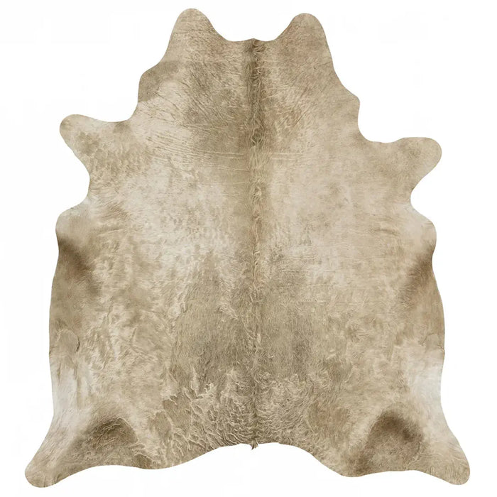Champagne Brazilian Cowhide Rug, Natural Suede Leather | eCowhides