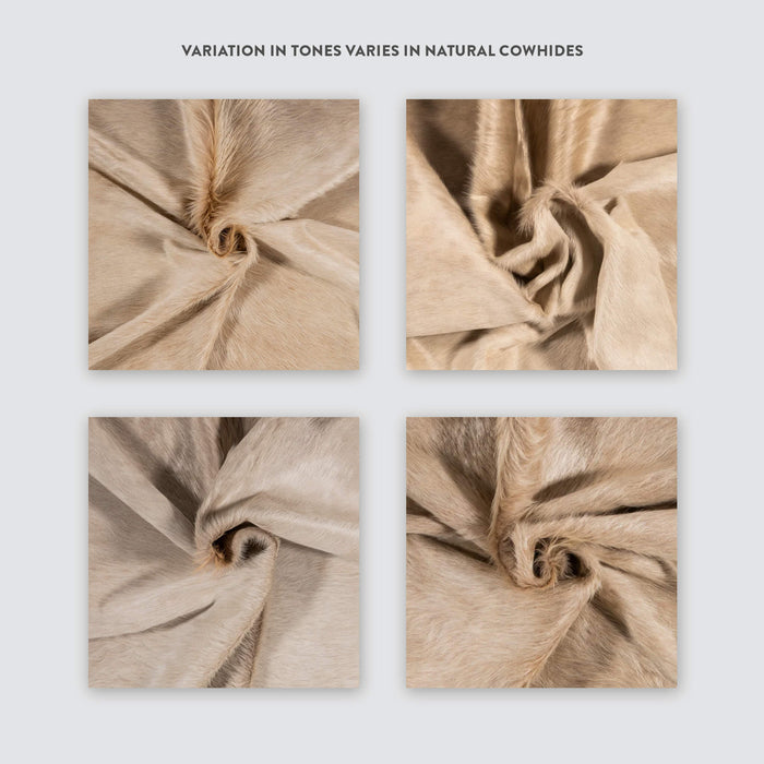 Champagne Brazilian Cowhide Rug: XL