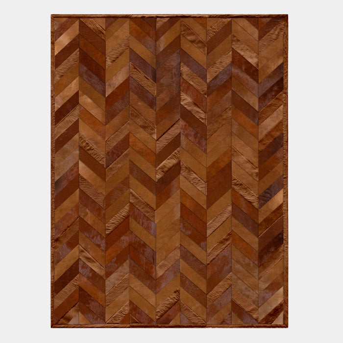 Cowhide Rug Swatch 5|Choose Your Color:Brown