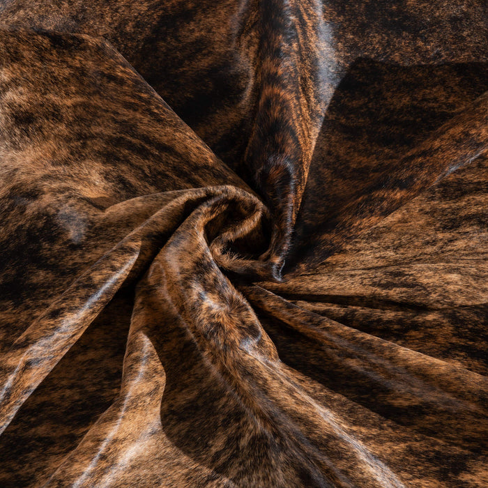 Brindle Cowhide Rug Size 7'11" L x 7'3" W 6401