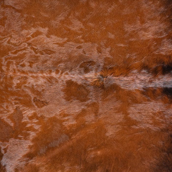 Brazilian Mahogany Cowhide Rug Size 7'7" L x 7'2" W 5815