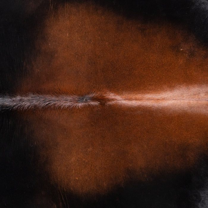 Brazilian Mahogany Cowhide Rug Size 6'11" L x 6'3" W 5817