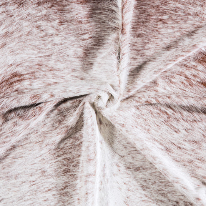 Brazilian Brown Salt and Pepper Cowhide Rug Size 7'8" L x 6'6" W 5114