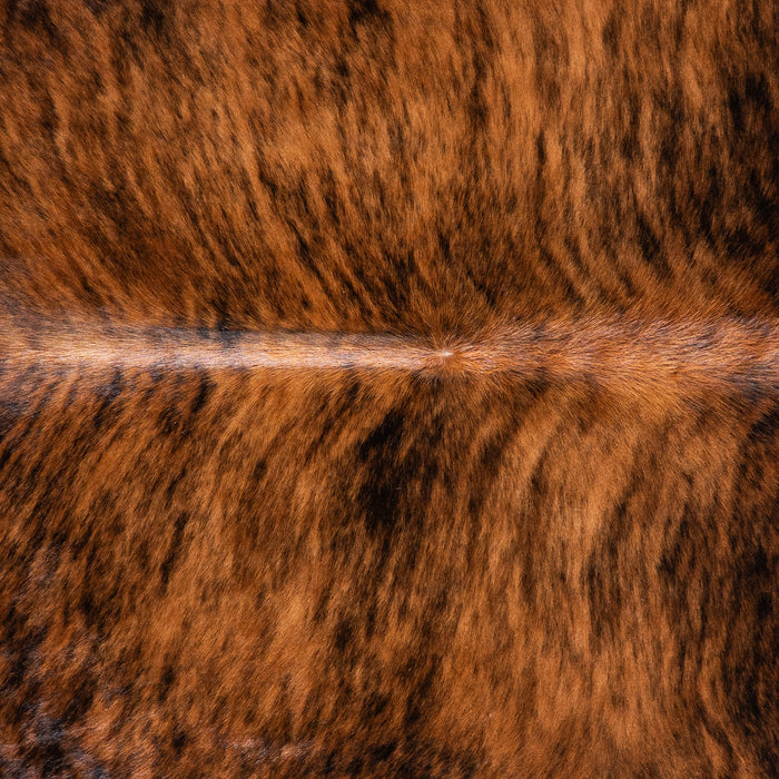 Brazilian Brindle Cowhide Rug Size 6'10" L x 6'3" W 5620