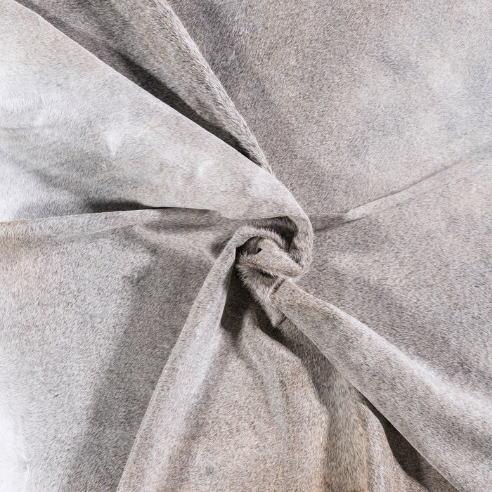 Brazilian Grey Cowhide Rug Size 7'7" L x 7'6" W 4821