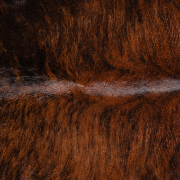 Brazilian Dark Brindle Cowhide Rug Size 7'5" L x 7'7" W 3599