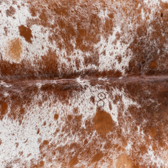 Brazilian Brown Salt and Pepper Cowhide Rug Size 7'3" L x 6'9" W 5325