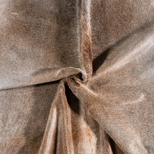 Brazilian Grey Palomino Cowhide Rug Size 7'6" L x 7'4" W 5121