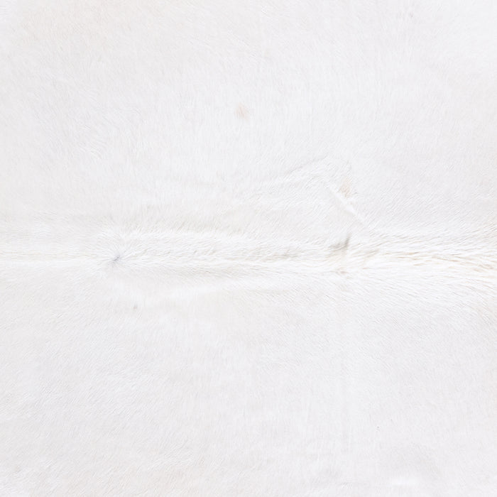 Brazilian White Cowhide Rug Size 7'2" L x 6'4" W 6024