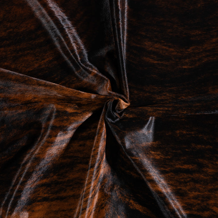 Brazilian Dark Brindle Cowhide Rug Size 7'8" L x 7'3" W 3601