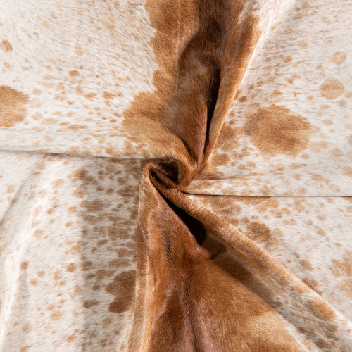 Brazilian Brown Salt and Pepper Cowhide Rug Size 8'0" L x 6'9" W 5333