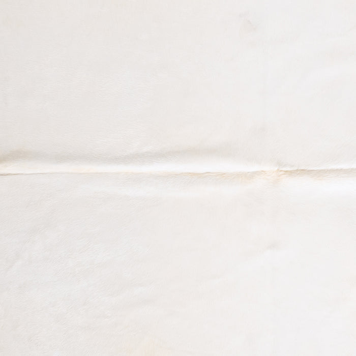 Brazilian White Cowhide Rug Size 7'10" L x 6'5" W 6033