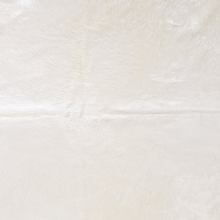 Brazilian White Cowhide Rug Size 8'6" L x 6'11" W 6037