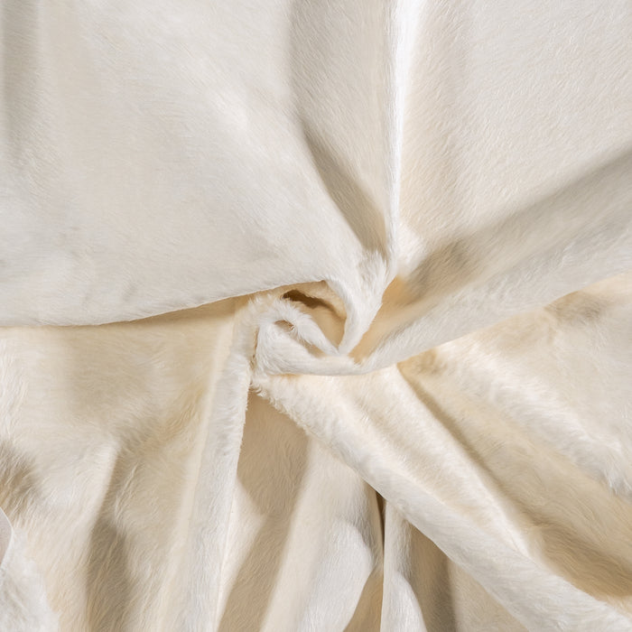 Brazilian White Cowhide Rug Size 8'6" L x 6'11" W 6037