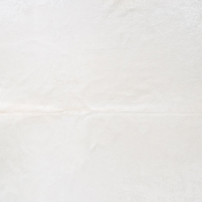 Brazilian White Cowhide Rug Size 8'0" L x 6'5" W 6040