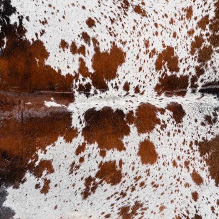 Brazilian Brown Salt and Pepper Cowhide Rug Size 7'5" L x 6'5" W 5343