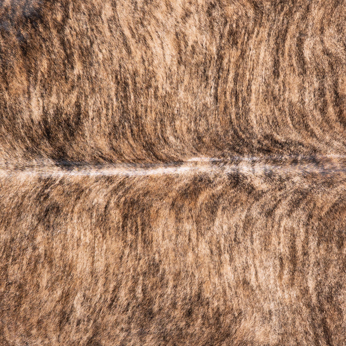 Brazilian Brindle Cowhide Rug Size 6'9" L x 6'2" W 5644