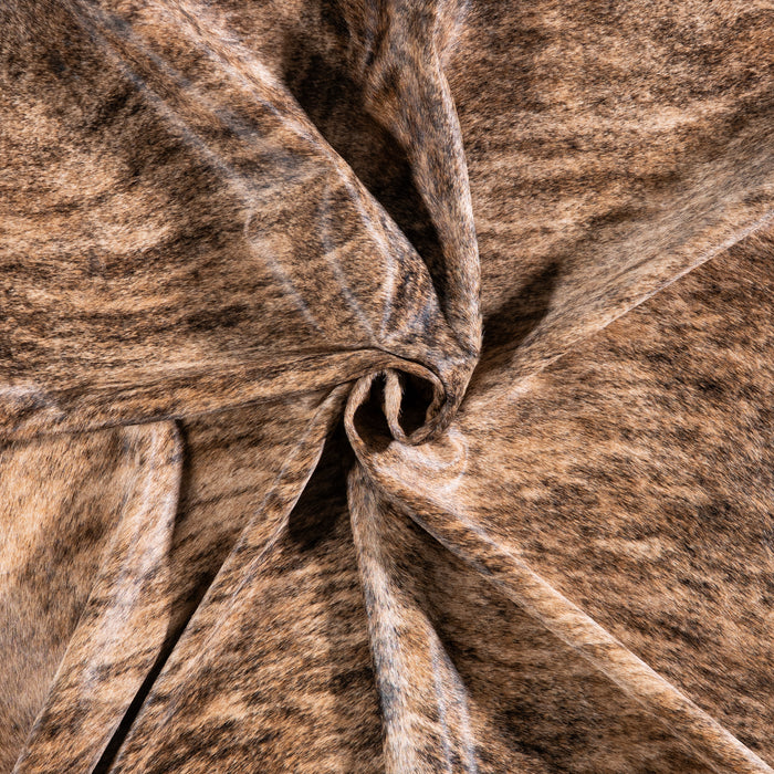 Brazilian Brindle Cowhide Rug Size 6'9" L x 6'2" W 5644