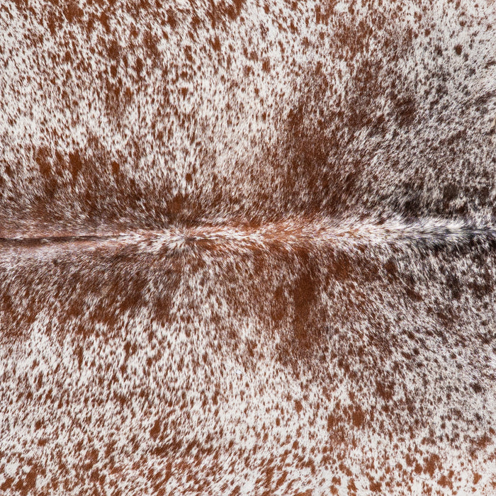 Brazilian Brown Salt and Pepper Cowhide Rug Size 7'6" L x 6'8" W 5345