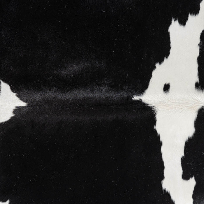 Black and White Cowhide Rug Size 8'8" L x 8'1" W 6420