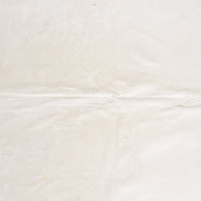 Brazilian White Cowhide Rug Size 8'6" L x 6'10" W 6044