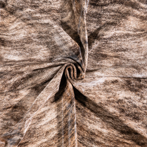 Brazilian Brindle Cowhide Rug Size 7'5" L x 7'1" W 5648