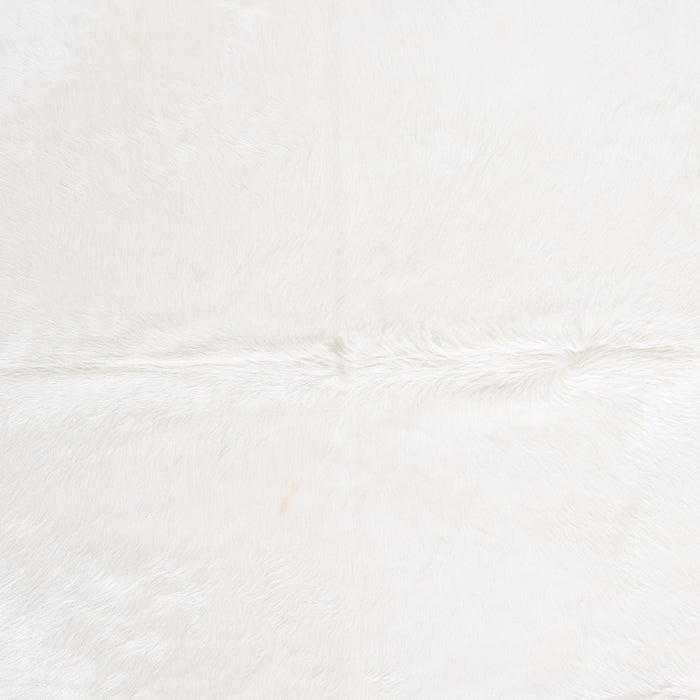 Brazilian White Cowhide Rug Size 7'11" L x 6'6" W 6045