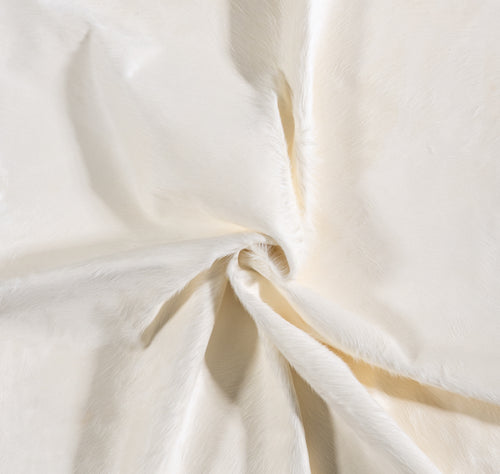 Brazilian White Cowhide Rug Size 7'11" L x 6'6" W 6045