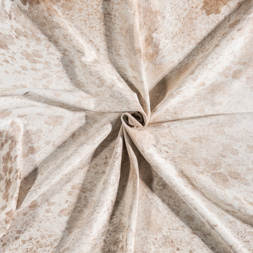 Brazilian Brown Salt and Pepper Cowhide Rug Size 7'11" L x 7'1" W 5349