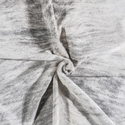 Brazilian Light Grey Brindle Cowhide Rug Size 7'6" L x 6'9" W 3617