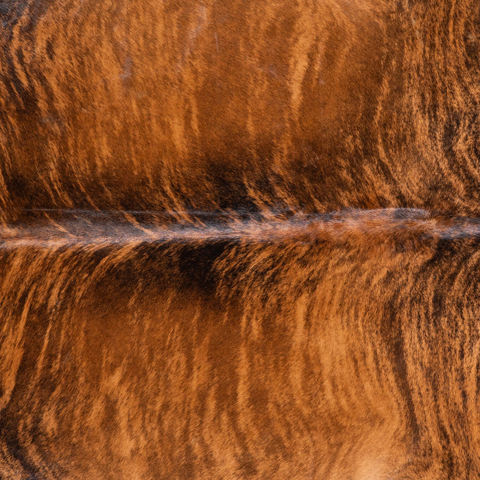 Brazilian Brindle Cowhide Rug Size 7'5" L x 7'4" W 5653