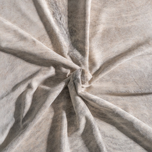 Brazilian Light Grey Brindle Cowhide Rug Size 7'3" L x 6'9" W 3619